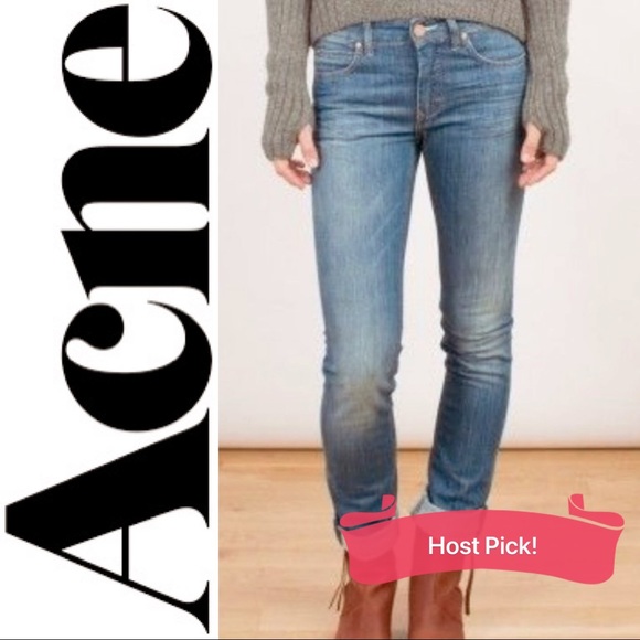 Acne Studios Denim - ⭐️HP!x2⭐️ Acne Studios Hex Pure Dark Wash Straight Leg Jeans